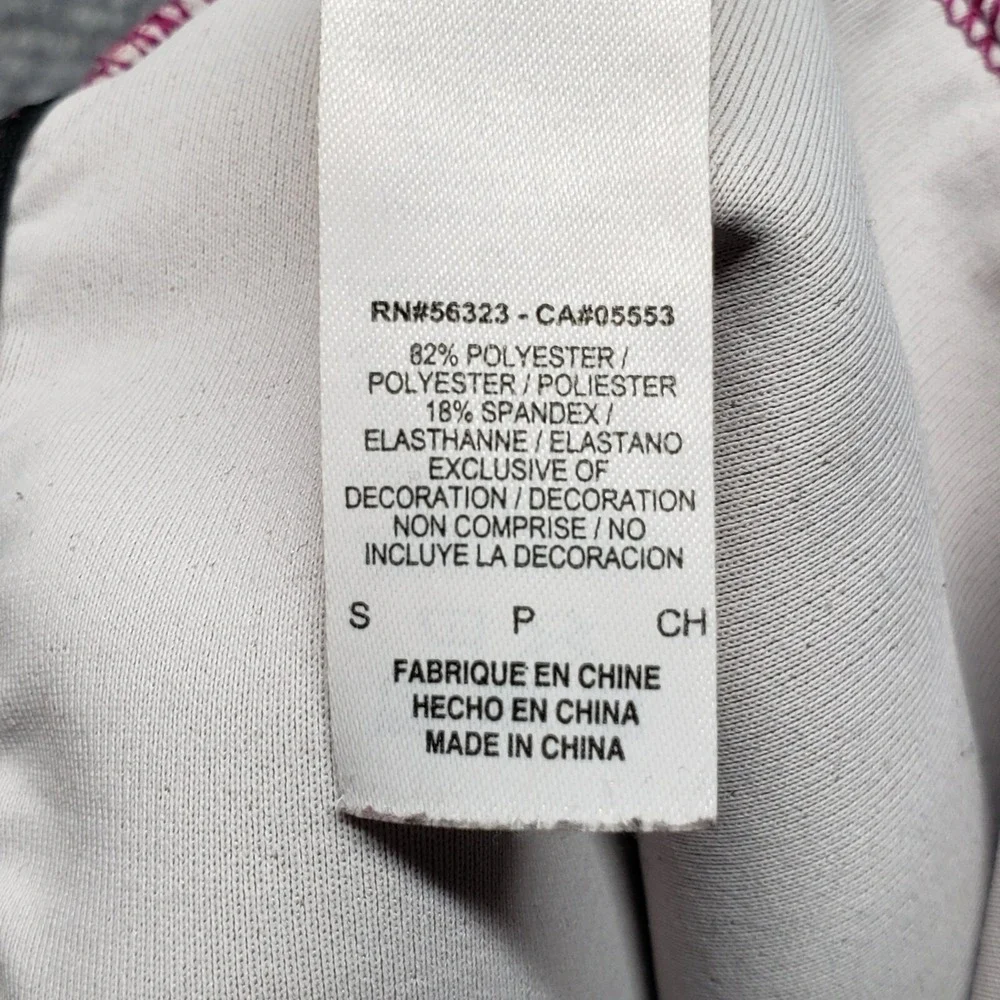 Nike International Swoosh Pants Womens S Pink Silver Geometric Pull On - Picture 12 of 13